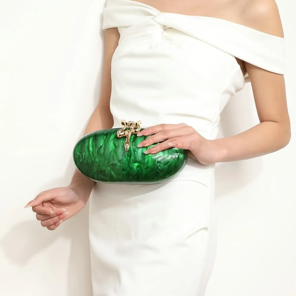 Acrylic Clutch Purses for Women Cute Snake Evening Handbag Chic Trendy Evening Clutch Bag for Party Prom Wedding 2025