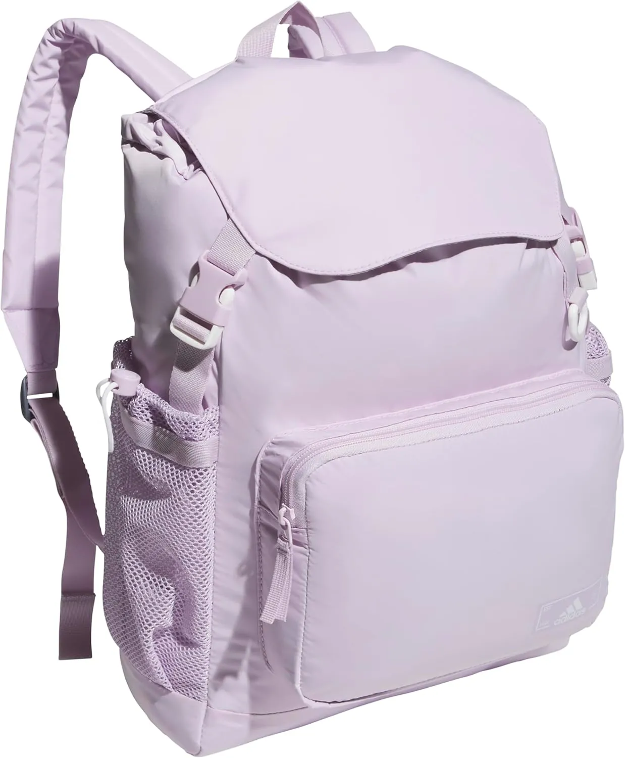 adidas Saturday Sport Fashion Compact Small Size Backpack, Ice Lavender/White, OSFA