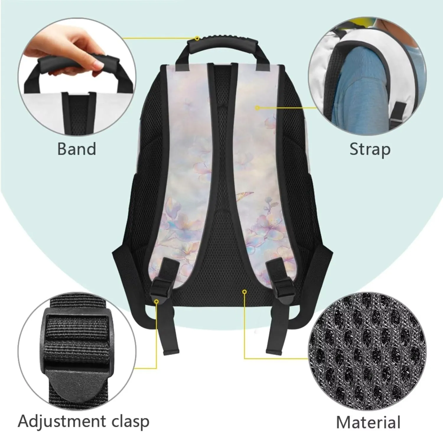 Axolotl Backpack for Girls 4 in 1 Bookbag with Lunch Box Ages 10-12 Spacious Versatile 4th Grade School Bag for Kindergarten Elementary Mochilas Para Nias