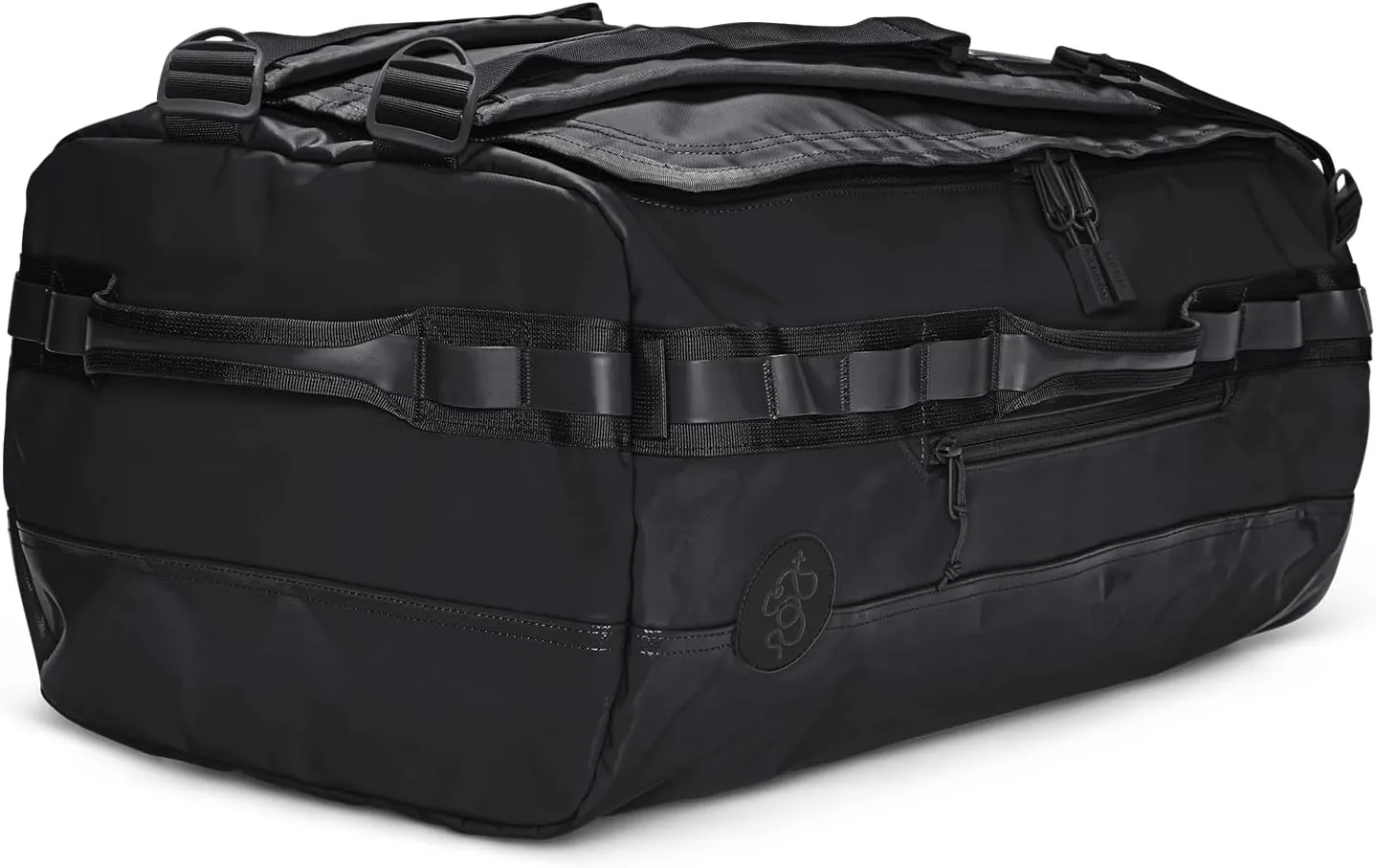 Baboon to the Moon Go-Bag Big Duffle Bag - Stylish, Compact, Large Travel Bag Lightweight, Durable, Water-Resistant for Men and Women (Black)