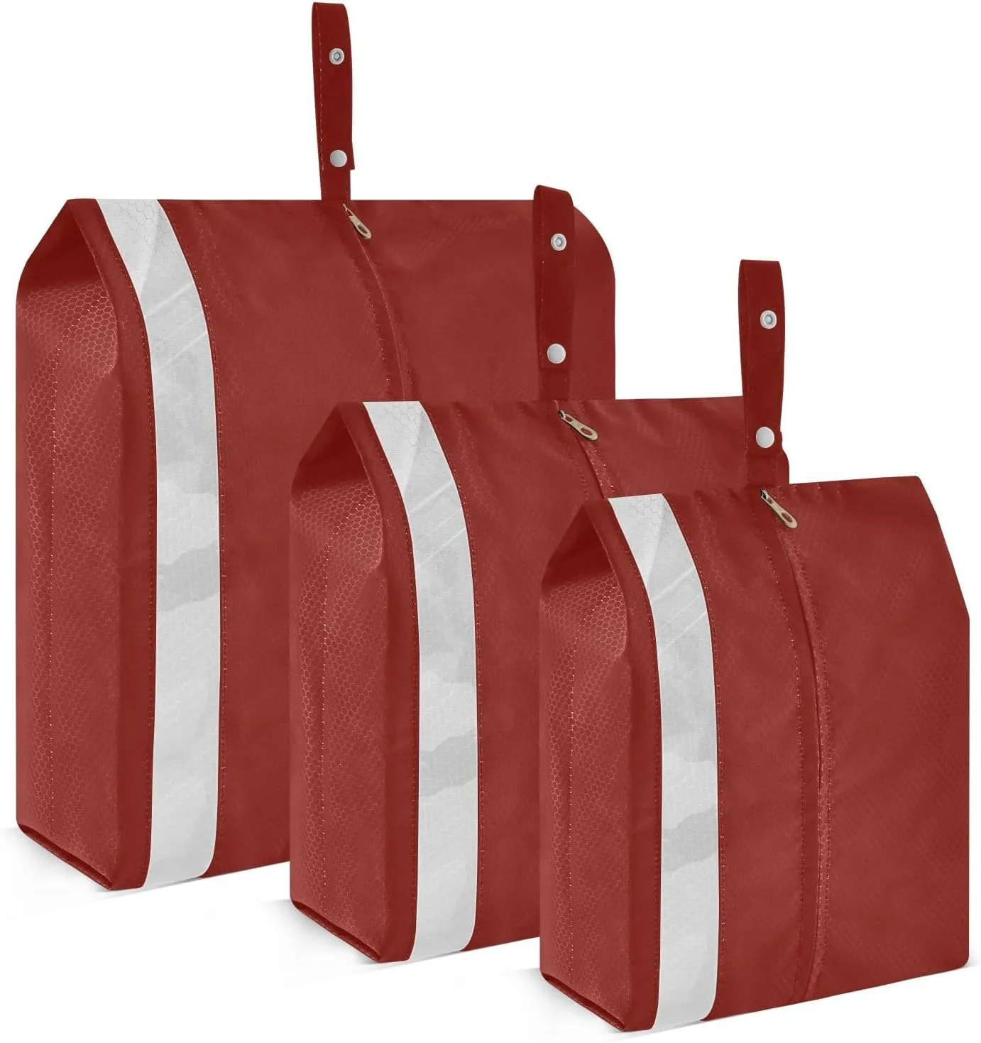 Barn Red Travel Packing Bags Foldable Suitcase Organizer Bags Set Packing Organizers for Luggage