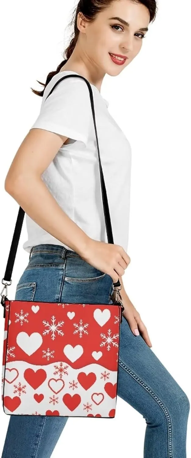 Boho Bags for Women Leather Handbag Shoulder Bucket Crossbody Purse