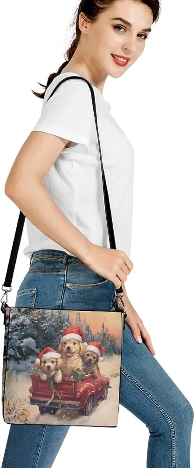 Boho Bags for Women Leather Handbag Shoulder Bucket Crossbody Purse