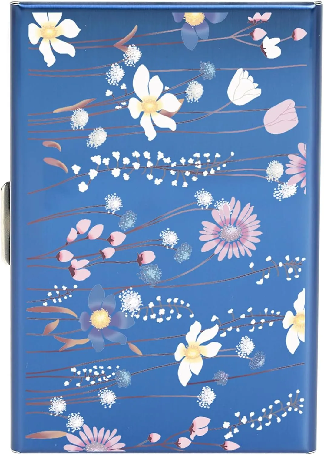 BONSYL Credit Card Holder, RFID Blocking Slim Metal Credit Card Wallet, with 6 Card Slots, for Women and Men.