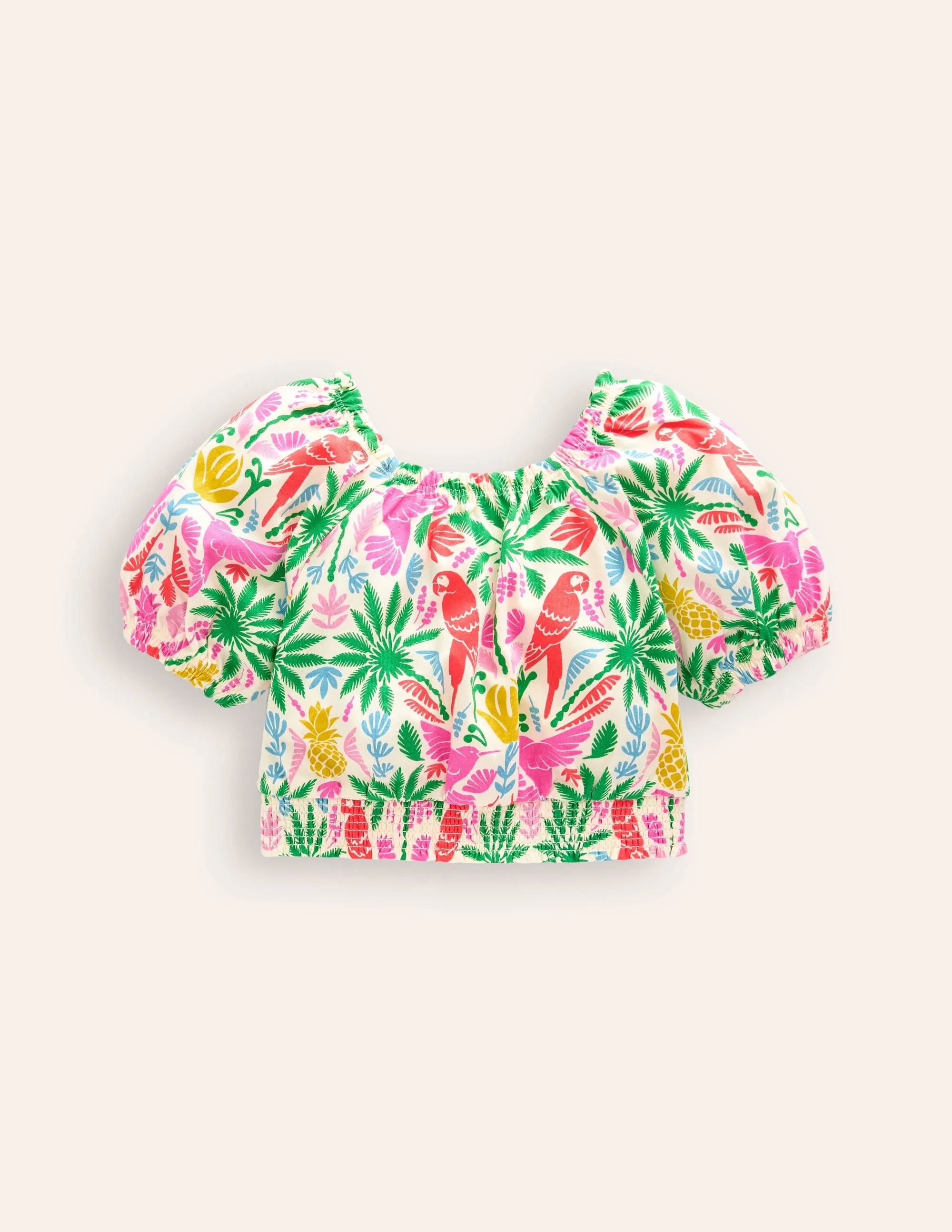 Bubble Top-Multi Rainbow Palm