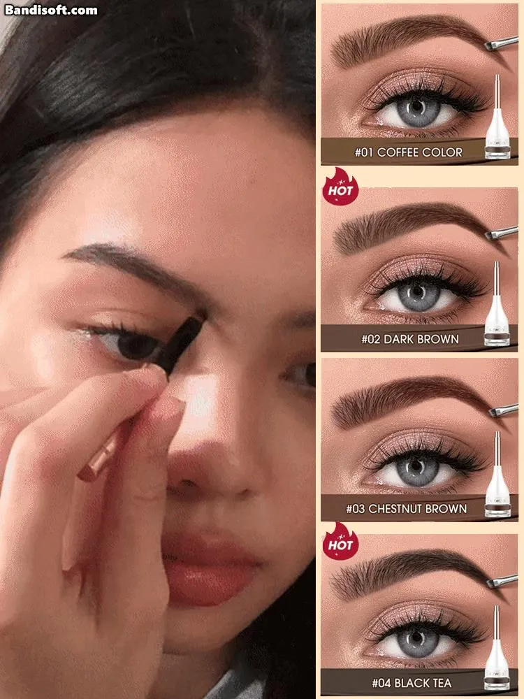  (buy 1 get 1 free)  long-lasting, smudge-proof, waterproof eyebrow cream