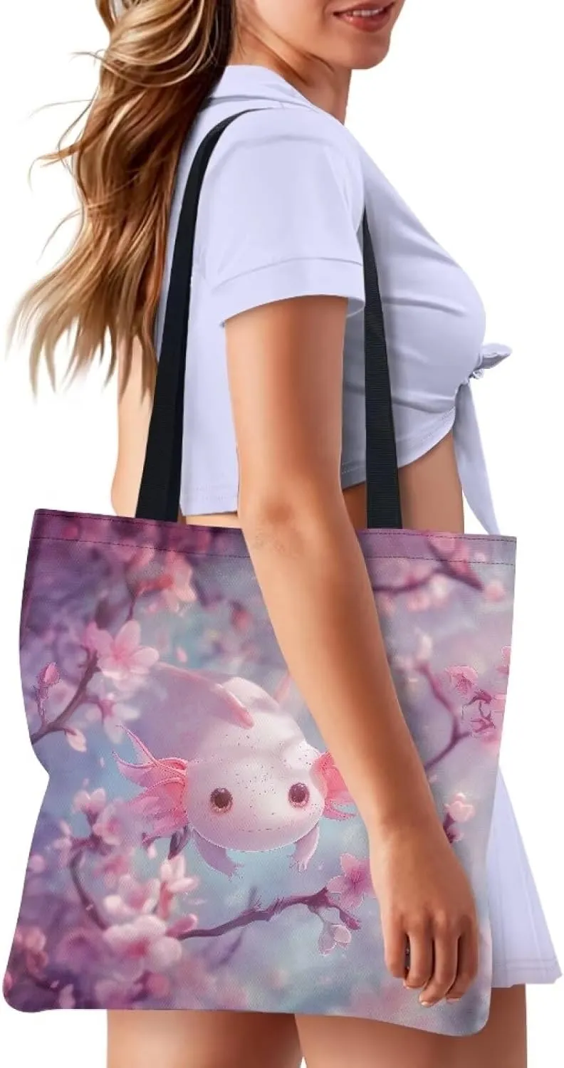 Canvas Bag with Handle Women Classic Large Canvas Grocery Bags Reusable