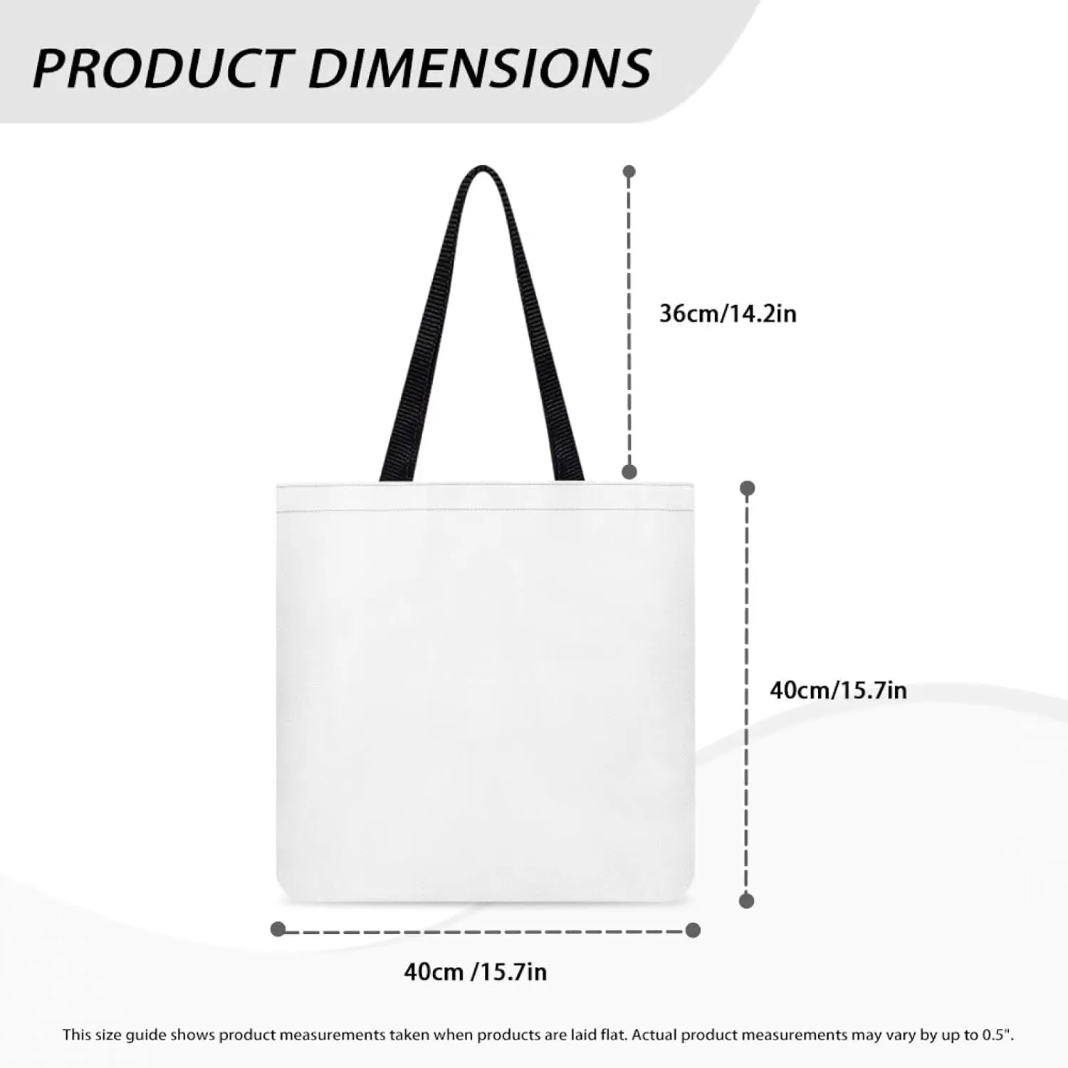 Canvas Bag with Handle Women Classic Large Canvas Grocery Bags Reusable