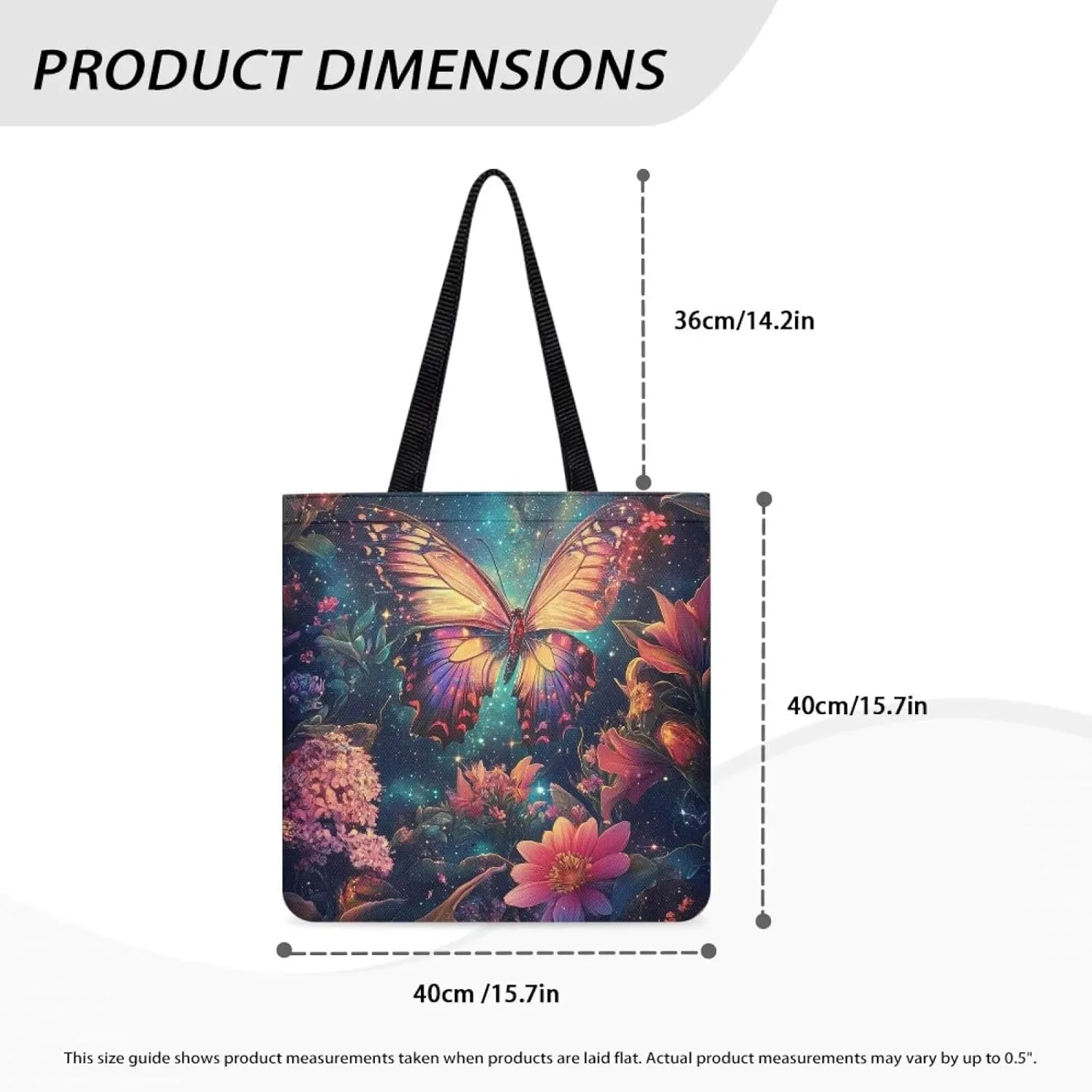 Canvas Bag with Handle Women Classic Large Canvas Grocery Bags Reusable