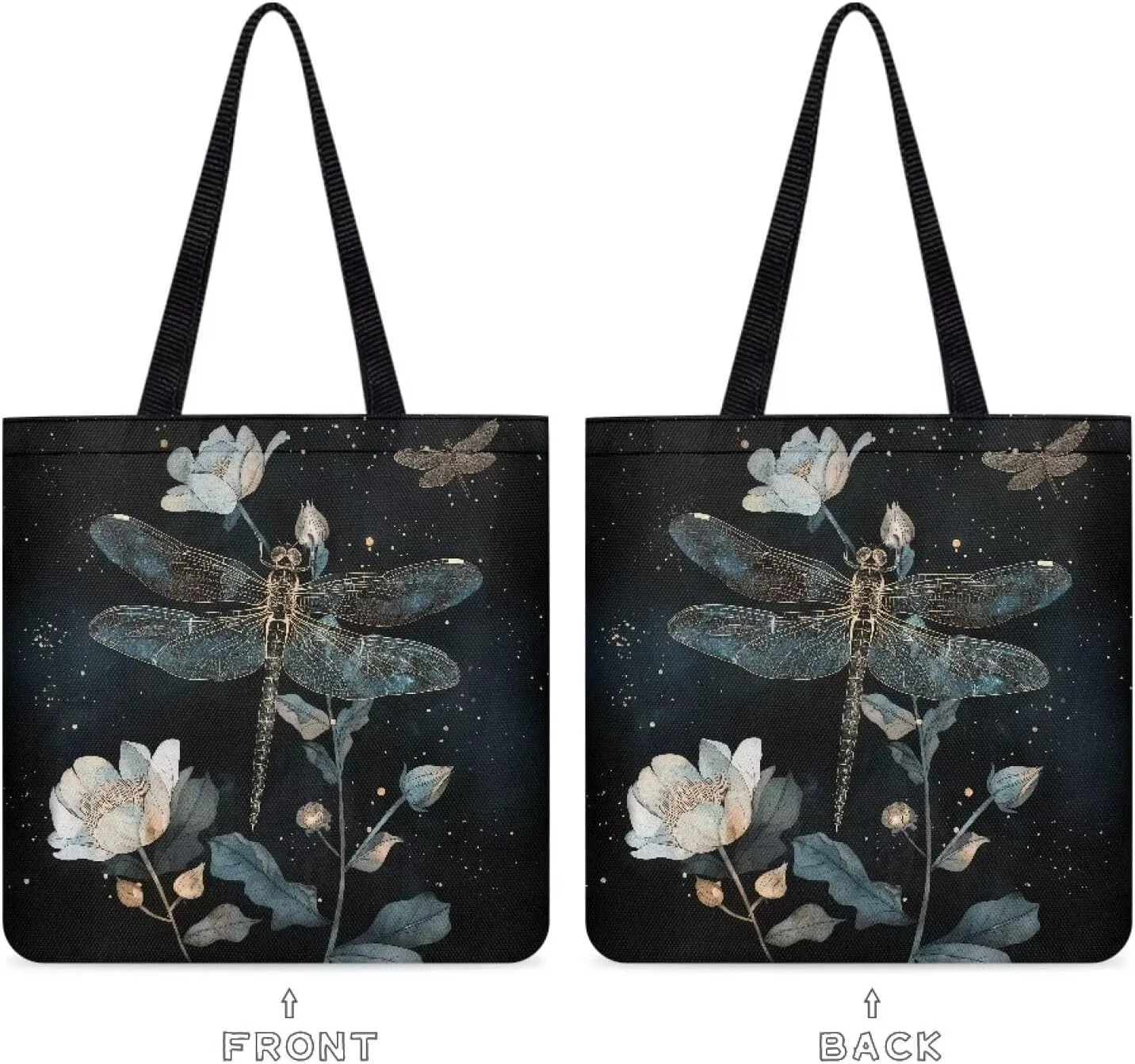 Canvas Bag with Handle Women Classic Large Canvas Grocery Bags Reusable
