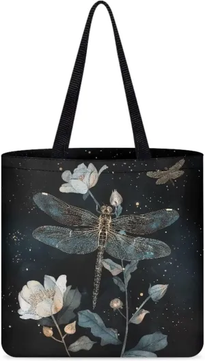 Canvas Bag with Handle Women Classic Large Canvas Grocery Bags Reusable