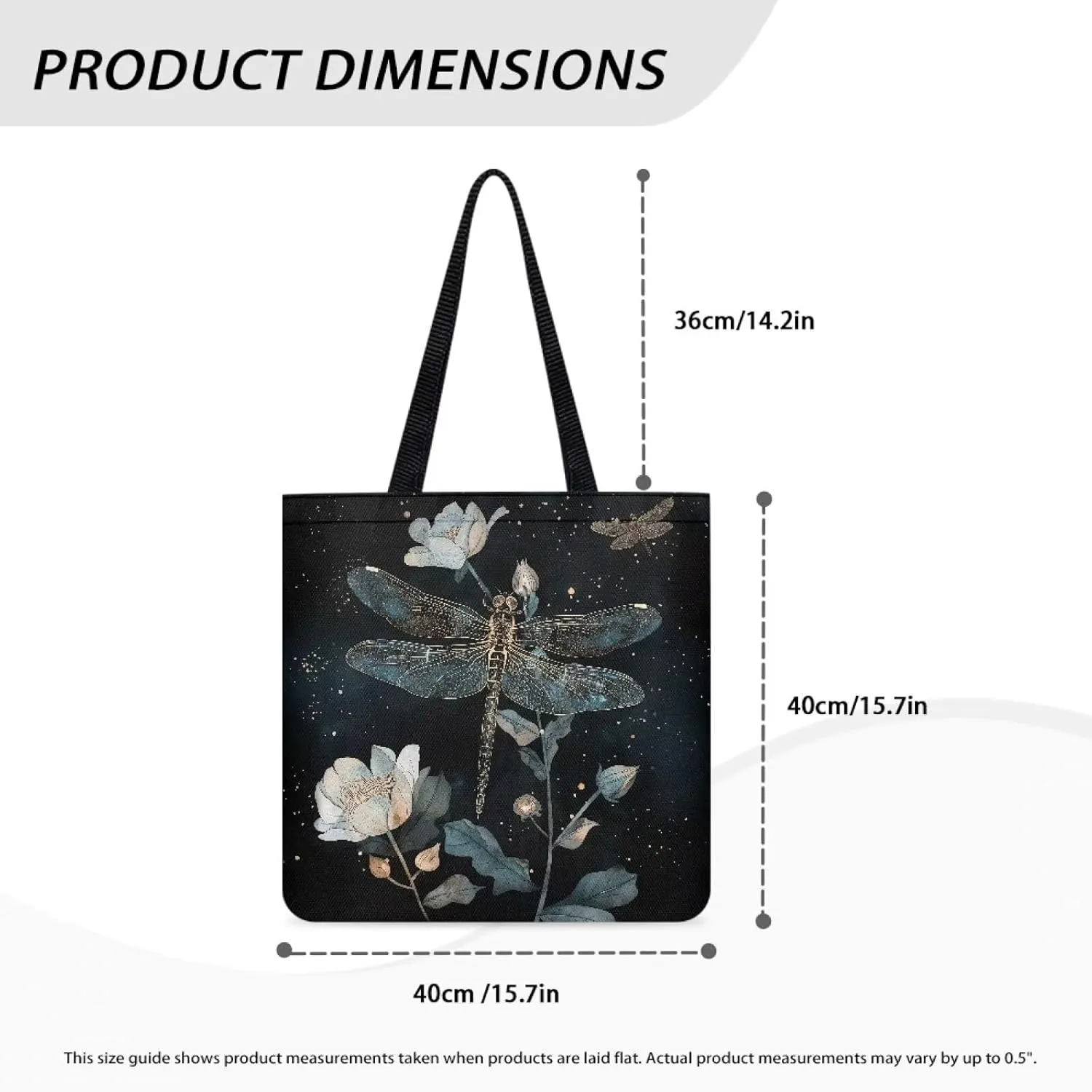 Canvas Bag with Handle Women Classic Large Canvas Grocery Bags Reusable