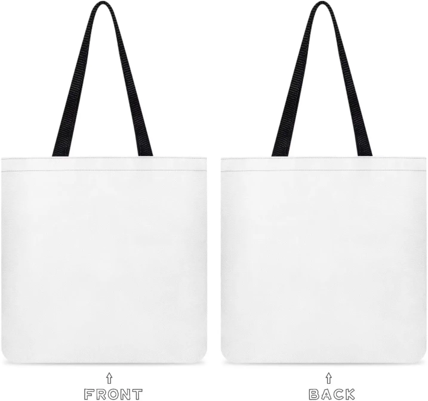 Canvas Bag with Handle Women Classic Large Canvas Grocery Bags Reusable