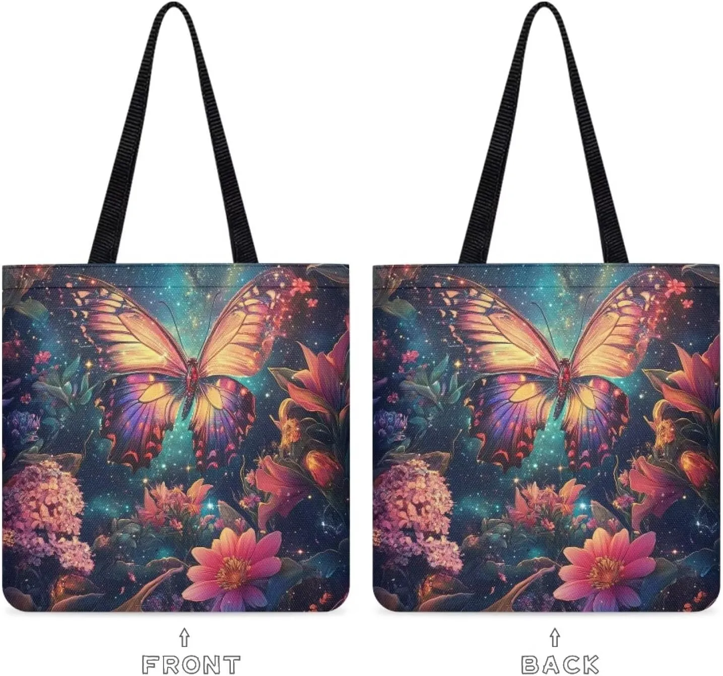 Canvas Bag with Handle Women Classic Large Canvas Grocery Bags Reusable