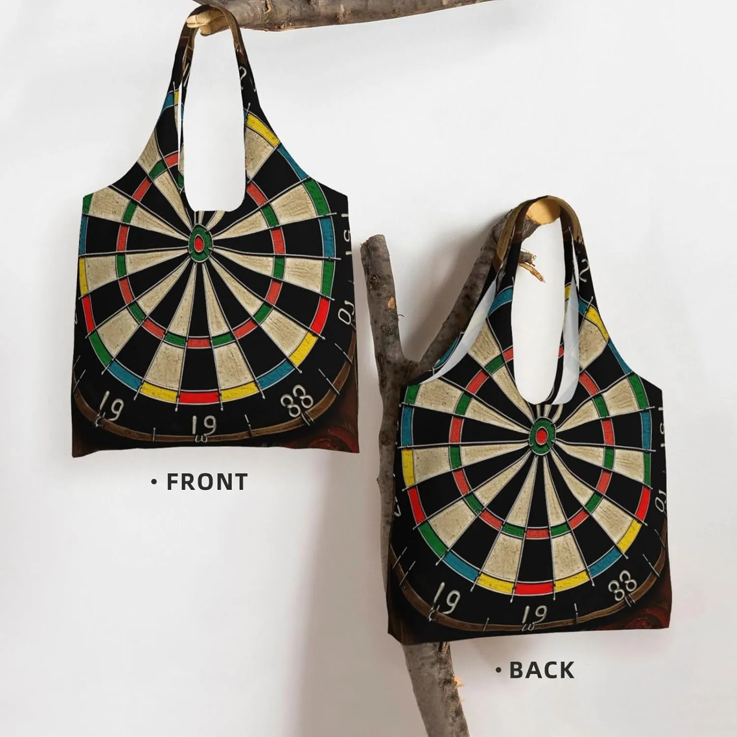 Canvas Tote Bag Reusable Grocery Bags Lightweight Handbag Loon Birds Tote Bag for Shopping Cloth Bags