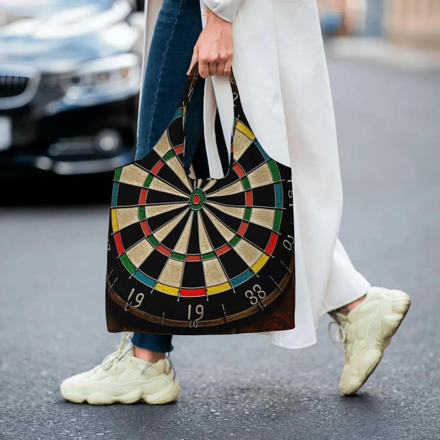 Canvas Tote Bag Reusable Grocery Bags Lightweight Handbag Loon Birds Tote Bag for Shopping Cloth Bags
