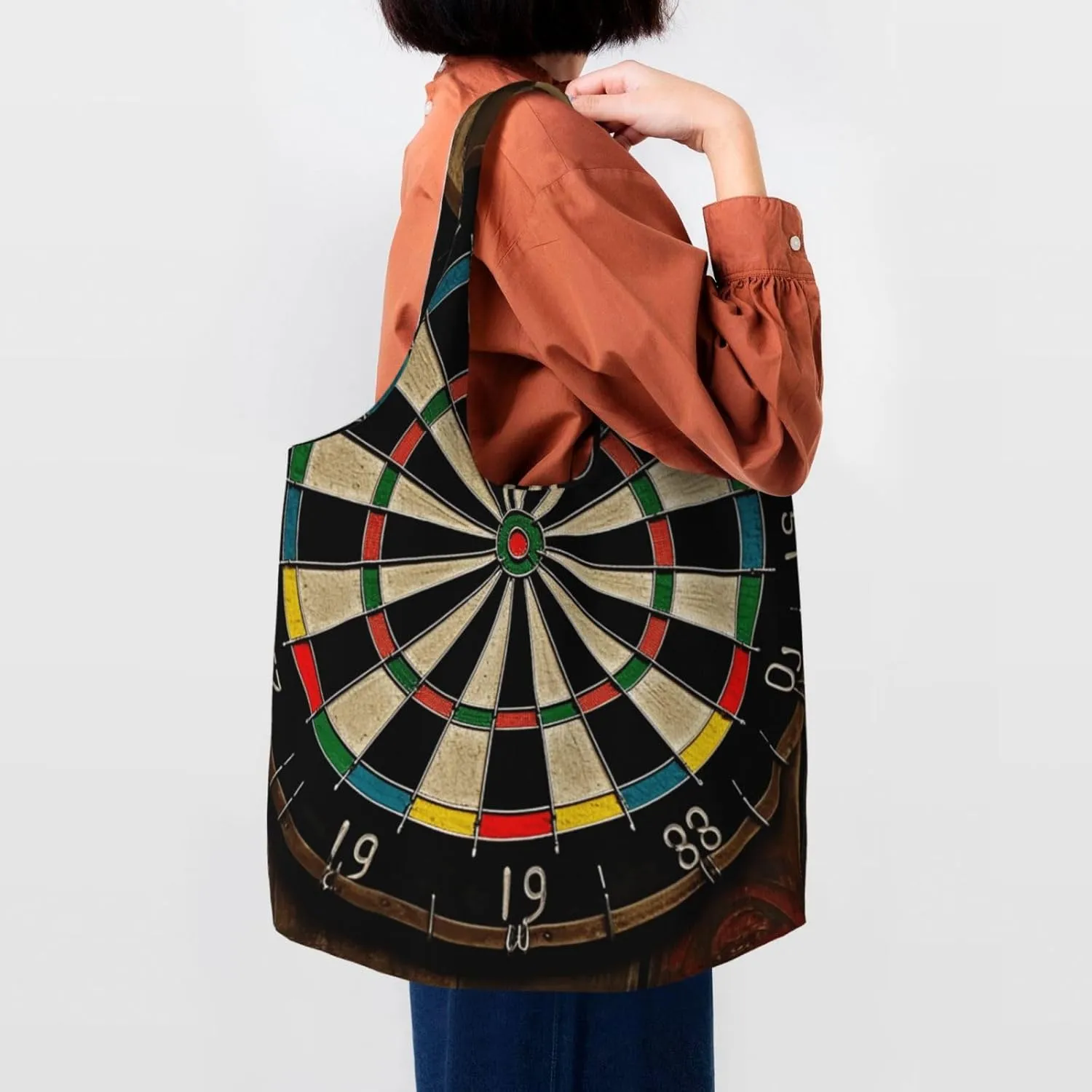 Canvas Tote Bag Reusable Grocery Bags Lightweight Handbag Loon Birds Tote Bag for Shopping Cloth Bags