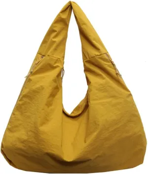 Canvas Tote Bags for Women Large Dumpling Bag Lightweight Hobo Bag Shoulder Bag Travel Bag Gym Bag Carryall Casual