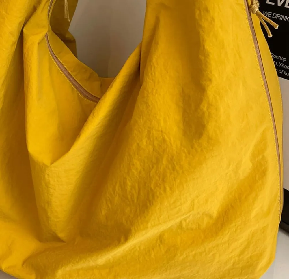 Canvas Tote Bags for Women Large Dumpling Bag Lightweight Hobo Bag Shoulder Bag Travel Bag Gym Bag Carryall Casual