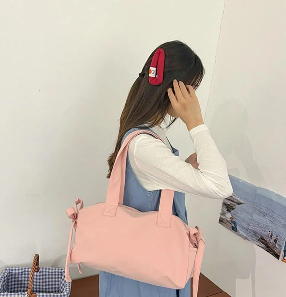 Casual Hobo Bags for Women Korean Boston Bag Slouchy Tote Bag Shoulder Bag Sports Bag Gym Bag Carryall Bag Travel Bag