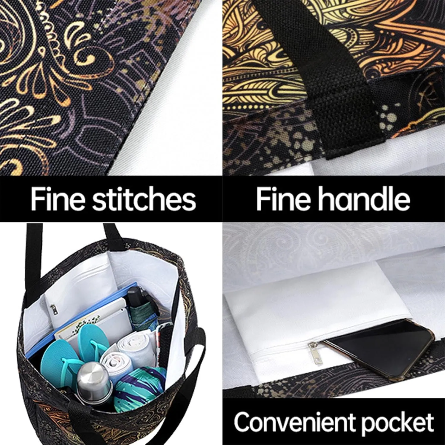 Chic Extra Large Shoulder Grocery Tote Bag, Lazily Many Cat Summer Beach Canvas Daily Gym Weekender Beach Travel Kitchen Reusable Market Shopping Handle Bag, Zzdf69759866p281c318s555