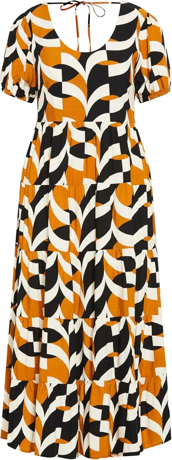 City Chic Women's Apparel Women's Mila Print Dress