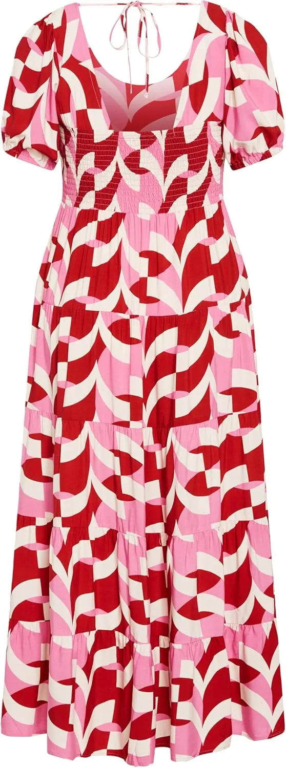 City Chic Women's Apparel Women's Mila Print Dress