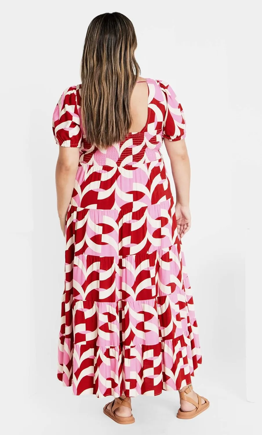 City Chic Women's Apparel Women's Mila Print Dress