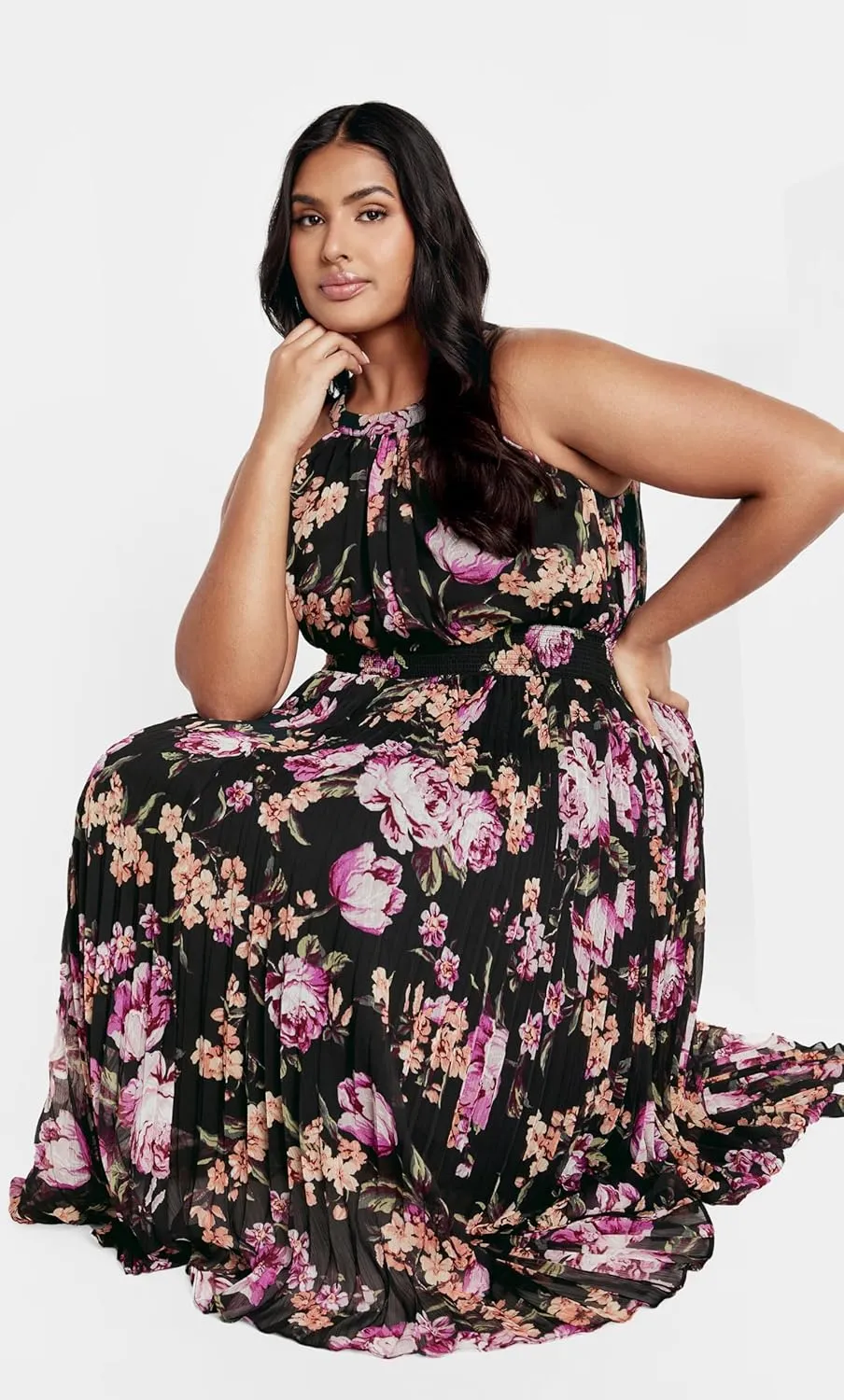 City Chic Women's Citychic Plus Size Dress Sabine PRT