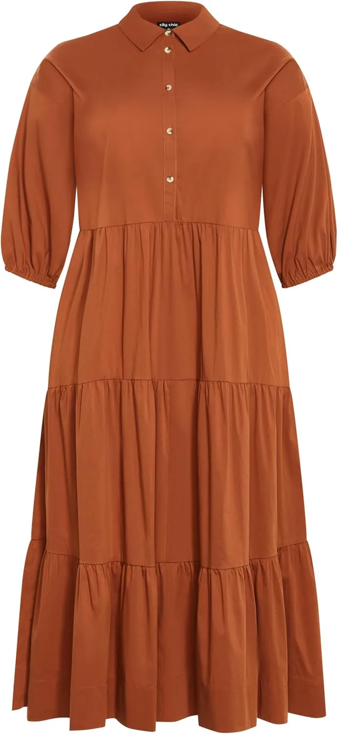 City Chic Women's Kara Midi Dress