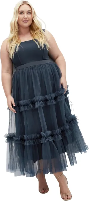 City Chic Women's Plus Size Dress - Charming Midi