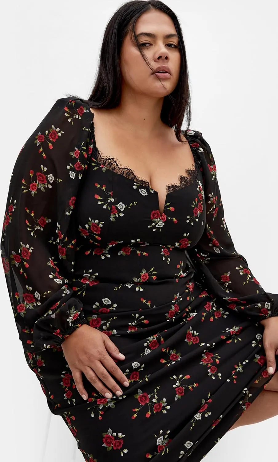 City Chic Women's Plus Size Dress-Orla Print