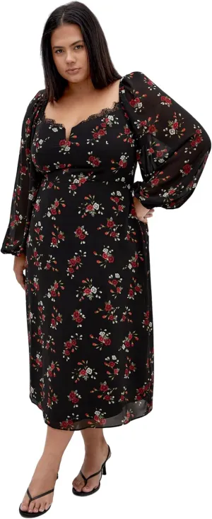 City Chic Women's Plus Size Dress-Orla Print