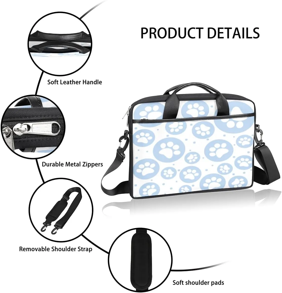 Classic Japan Scenery Design Laptop Shoulder Bag for Tablet Computer Notebook Sleeve Messenger Carrying Case Briefcase Tote