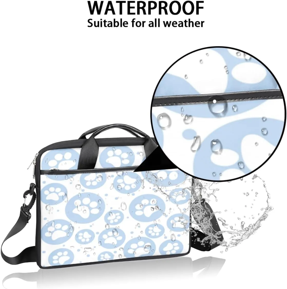 Classic Japan Scenery Design Laptop Shoulder Bag for Tablet Computer Notebook Sleeve Messenger Carrying Case Briefcase Tote