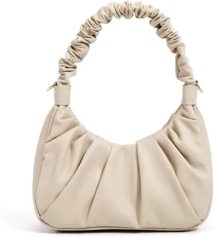 Classic Shoulder Bags for Women Cute Hobo Tote Mini Leather Handbag Clutch Purse Lightweight