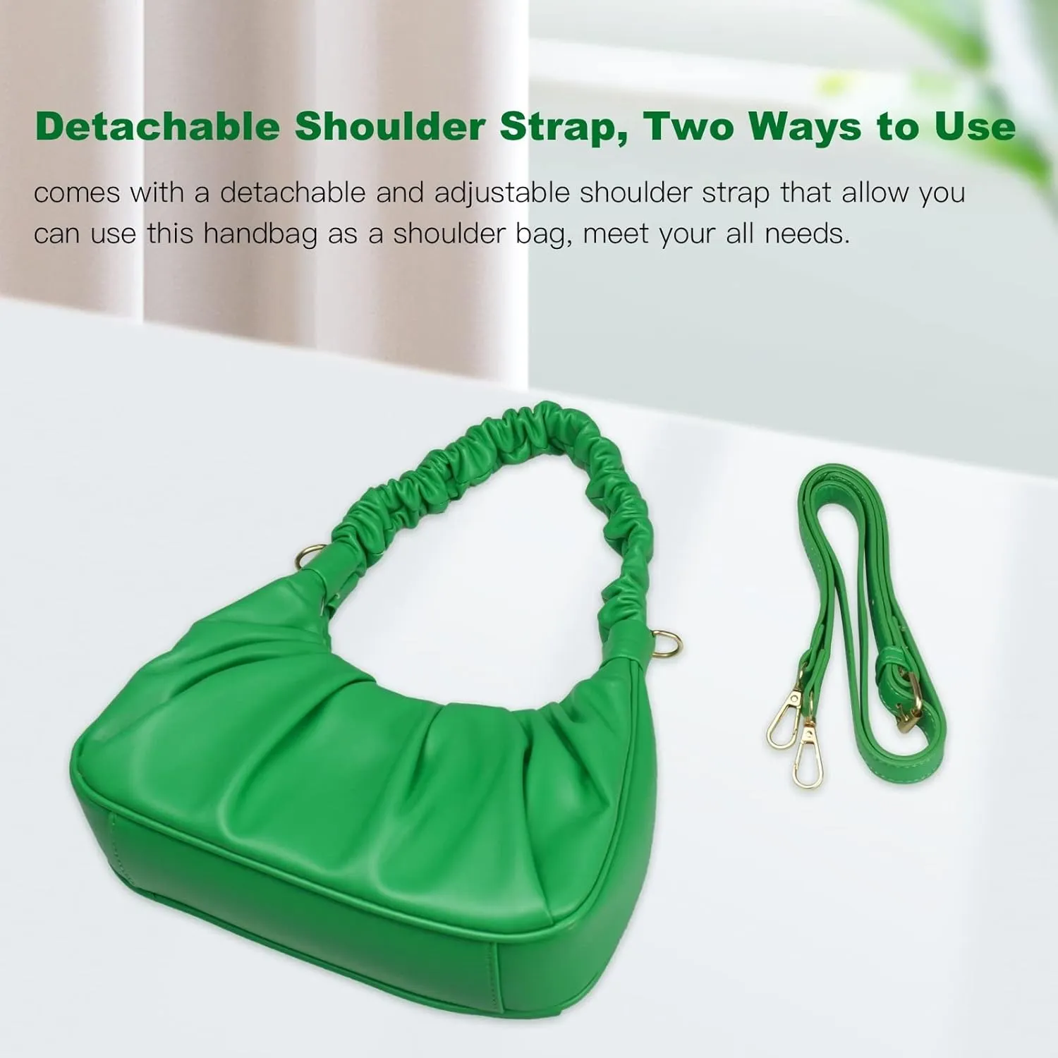 Classic Shoulder Bags for Women Cute Hobo Tote Mini Leather Handbag Clutch Purse Lightweight