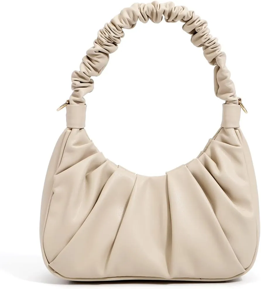 Classic Shoulder Bags for Women Cute Hobo Tote Mini Leather Handbag Clutch Purse Lightweight