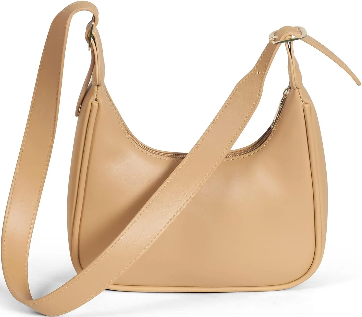 Classic Vegan Leather Handbag Women's Convertible Crossbody Shoulder Tote Bag with Adjustable Strap