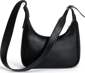 Classic Vegan Leather Handbag Women's Convertible Crossbody Shoulder Tote Bag with Adjustable Strap