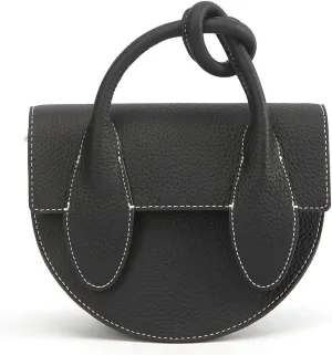 Classic Waterproof Leather Shoulder Bags, Fashion Saddle Bag Purses,Designer lightweight Underarm Bag for Women