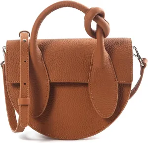Classic Waterproof Leather Shoulder Bags, Fashion Saddle Bag Purses,Designer lightweight Underarm Bag for Women