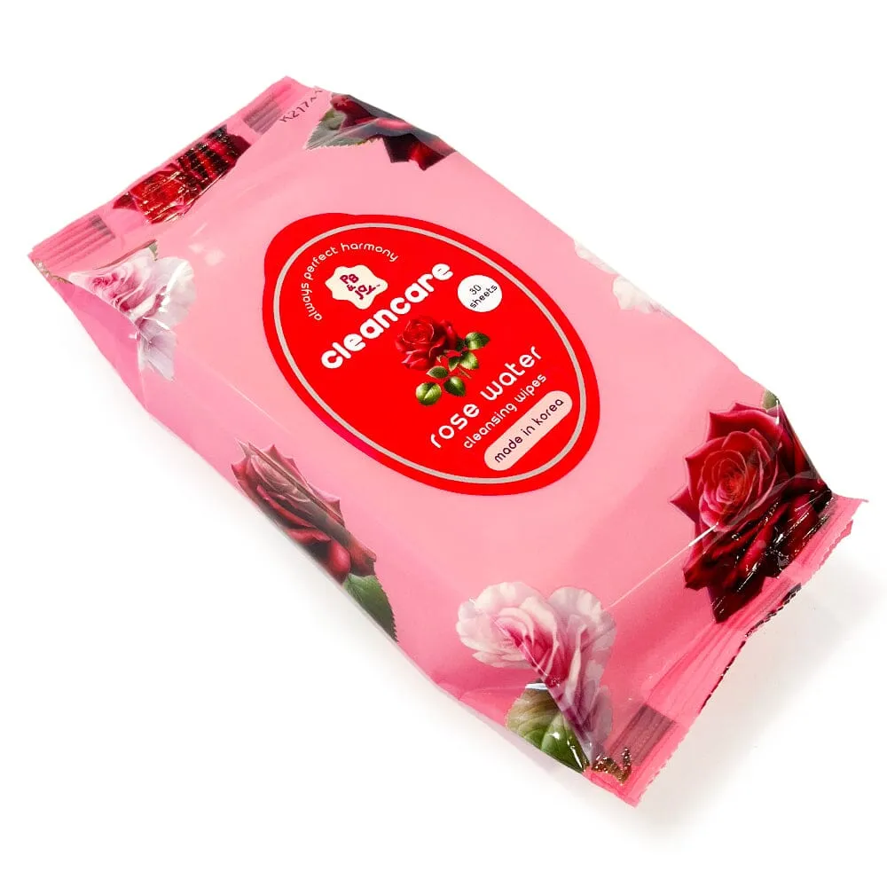 Cleancare Cleansing Wipes Rose Water (12 units)