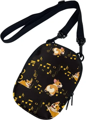 Coldinair Trendy Print Mini Crossbody Bag for Men Women Teens