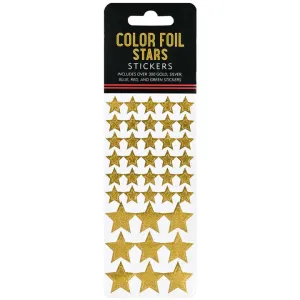 Color Foil Stars Sticker Set