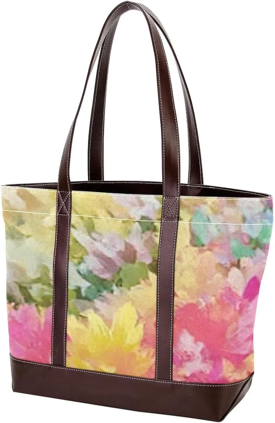 Colorful Tie Dyeing-76 Tote Bags Durable Leather Canvas Purses and Handbags for Women Top Handle Shoulder Satchel Hobo Bags