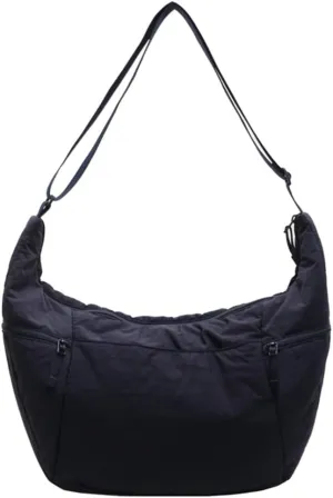 corduroy Crossbody Bag for Women Lightweight Underarm Shoulder Purse Trendy Crescent Sling Hobo Bags Cute Tote Handbag 2025