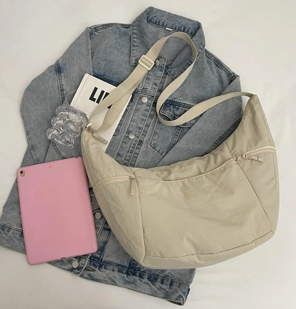 corduroy Crossbody Bag for Women Lightweight Underarm Shoulder Purse Trendy Crescent Sling Hobo Bags Cute Tote Handbag 2025