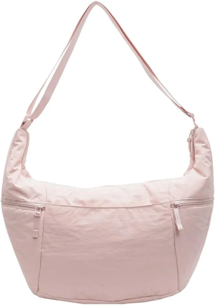 corduroy Crossbody Bag for Women Lightweight Underarm Shoulder Purse Trendy Crescent Sling Hobo Bags Cute Tote Handbag 2025