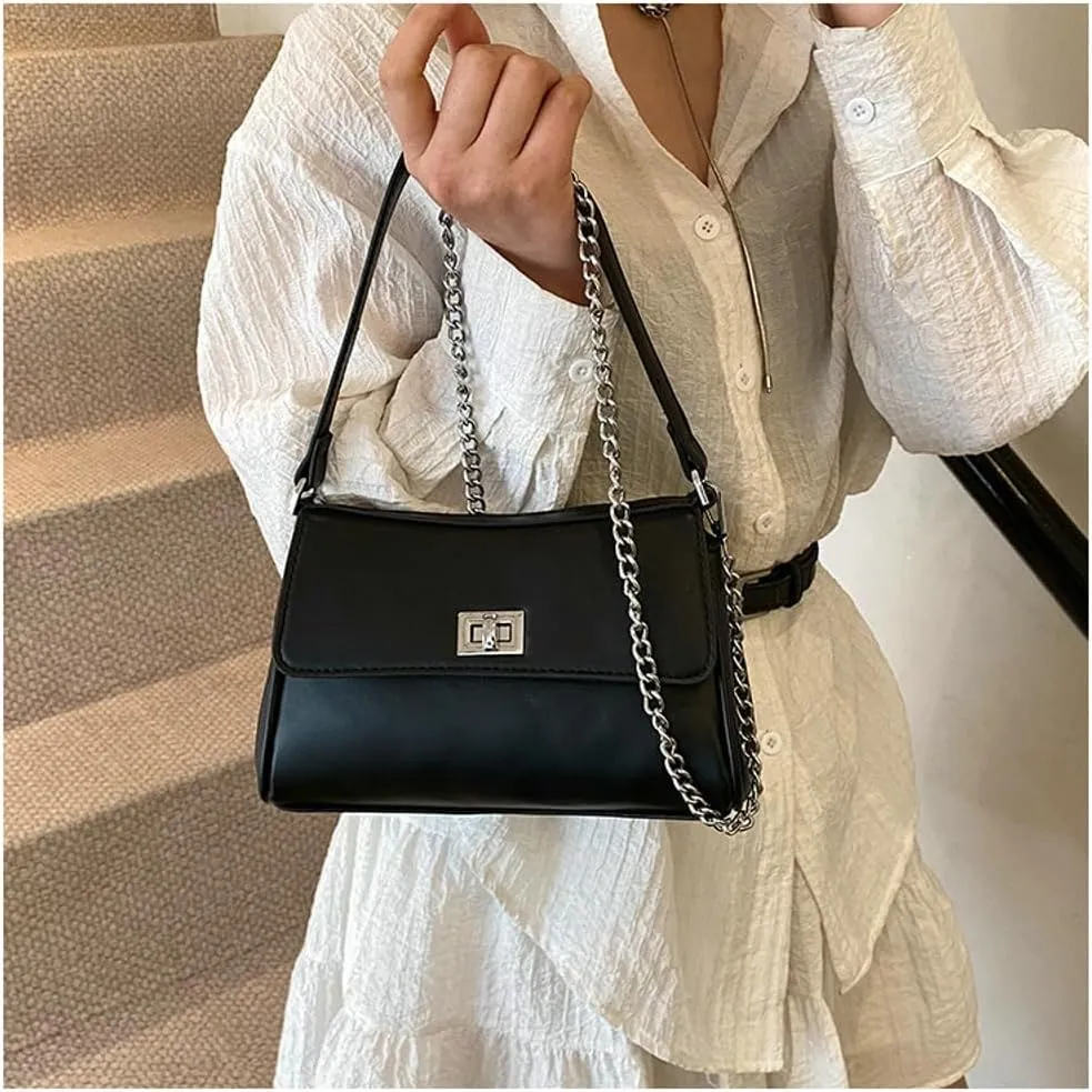 Crescent Hobo Bags Women Trendy PU Leather Underarm Shoulder Bag Cute Crossbody Purse Summer Red Purse Tote Handbag